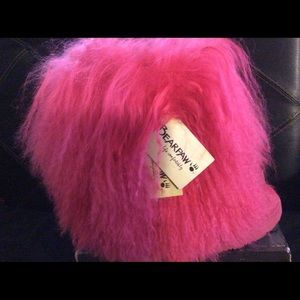 Bear Paw Electric Pink shag boots sz. 9